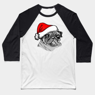 Happy pugmas Pug Owner Baseball T-Shirt